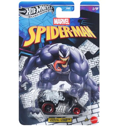 Mattel hot wheels srebrna serija: marvel spider-man cool-one autić 1/64 - Cijene