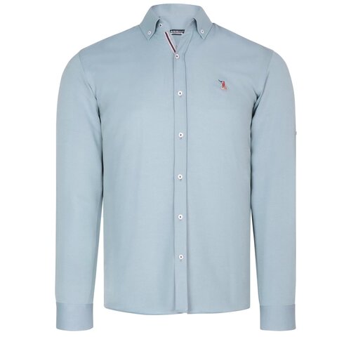 Dewberry G674 MEN&amp;#039;S SHIRT-WATER GREEN Slike