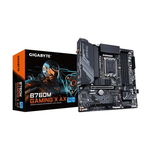 Gigabyte B760M Gaming X AX G12LGA1700; 4xDDR5; 2xM.2; 4xSATA8xUSB; HDMI, DP; WIFI; mATX; Cijene