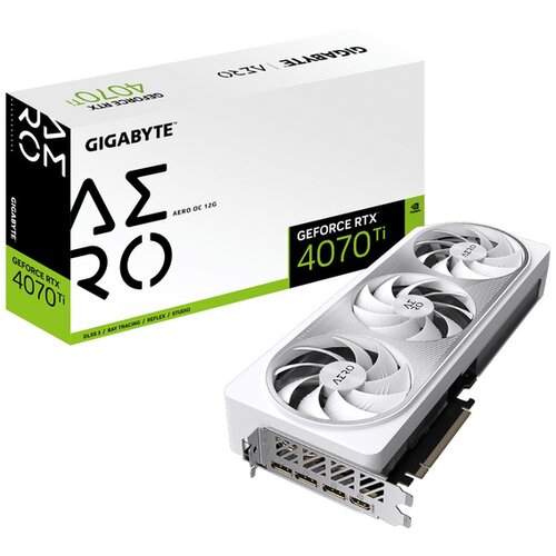 Gigabyte GeForce RTX 4070 Ti AERO OC 12GB ( GV-N407TAERO OC-12GD ) Slike