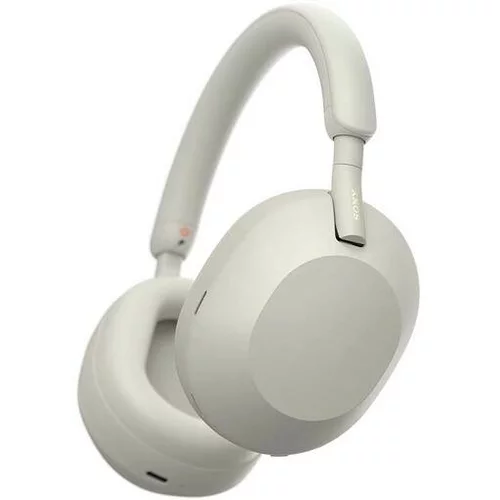 Sony slušalke Bluetooth z odpravljanjem šumov WH-1000XM5S, srebrne