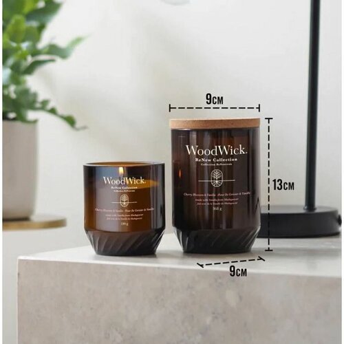 WoodWick Cherry Blossom & Vanilla mirisna svijeća s drvenim fitiljem 368 g Cene