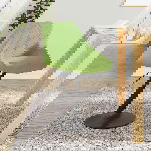 VidaXL Jedilni stol svetlo zelen žamet Slike