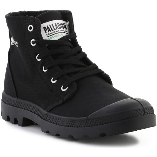 Palladium Visoke superge Hi Organic II U 77100-008-M Black/Black Črna Cene