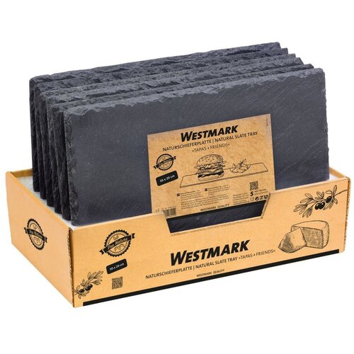 Westmark Pladnji iz skrilavca v kompletu 6 ks 20x30 cm Tapas&Friends – Cene