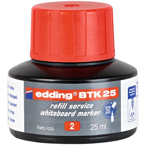 Edding Refil za marker za belu tablu BTK 25 25ml crvena Cene