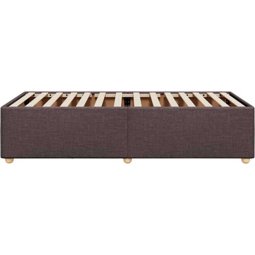 vidaXL Okvir za krevet tamnosmeđi 100x200 cm od tkanine Cijene