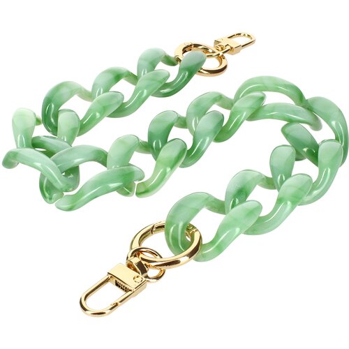 AVIZAR Telefonski dragulj 45 cm, debela mrežasta verižica - Jade Green, (20763760) Cene