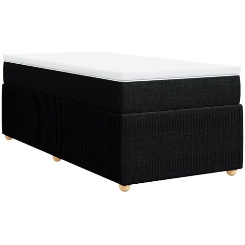 Maison Chic Box spring postelja - Vzmetna postelja z vzmetnico črna 90x200 cm blago SL10426, (21885824) Slike