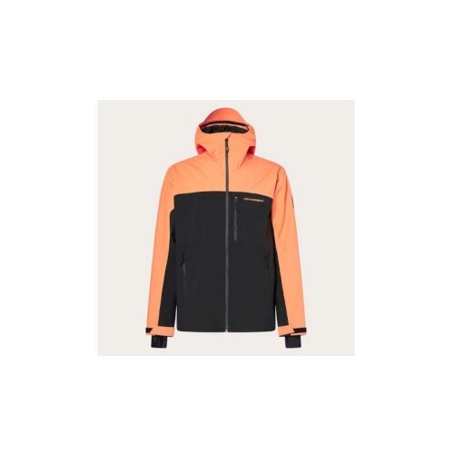 Jakna OAKLEY TC SKULL REDUCT SHELL blackout-soft orange Slike