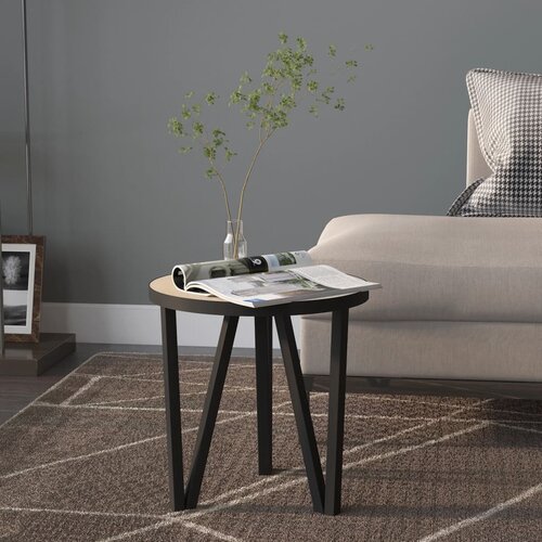 VidaXL Čajna mizica sonoma hrast &amp;Oslash;35 cm MDF Slike