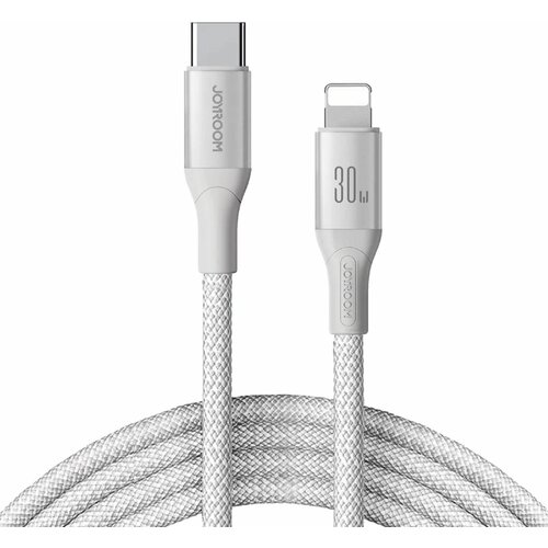 Joyroom USB kabel S-A28, USB-C/Lightning, bela, 1m S-A28 Cene