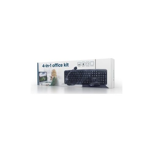  Tastatura + mi&scaron; + podloga + slu&scaron;alice office GEMBIRD, KBS-UO4-01, multimedia USB, USA layout Cijene