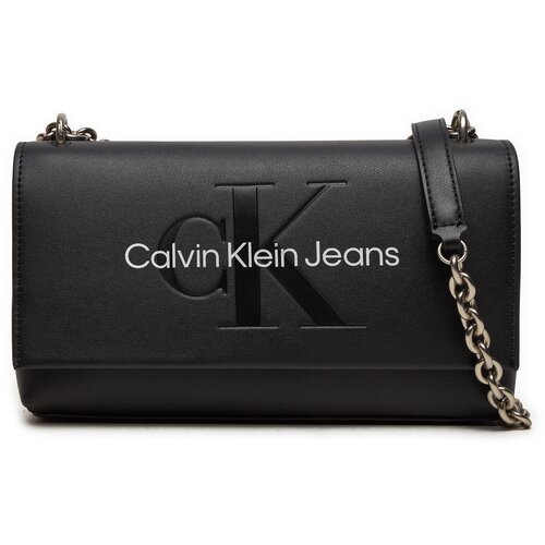 Calvin Klein Torba preko ramena crna / bijela Slike