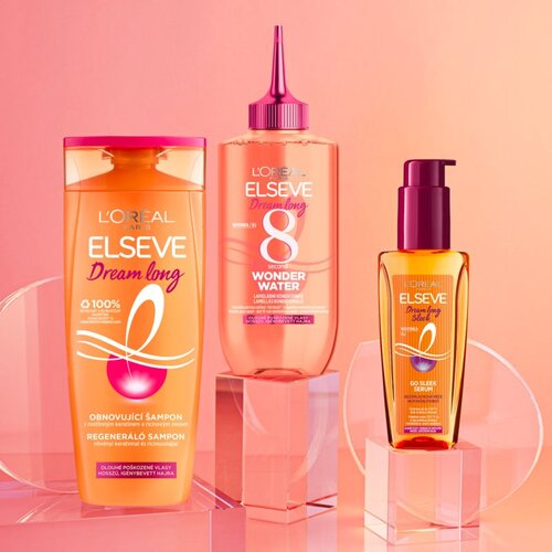 L&amp;acute;Or&amp;eacute;al Paris elseve dream long 8 second wander water njega za zaglađivanje duge i o&amp;scaron;tećene kose 200 ml Slike
