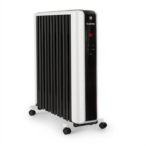 Klarstein Thermaxx 2500, radiator na olje, 2500 W, 5 – 35 °C, 24-urni časovnik, belo-črna Cene