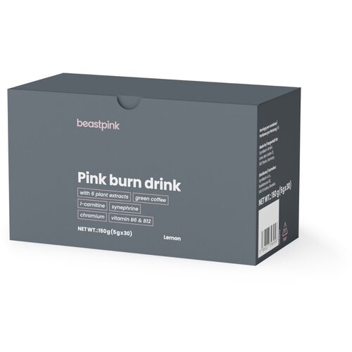 GymBeam pink burn drink 150 g limun Cene