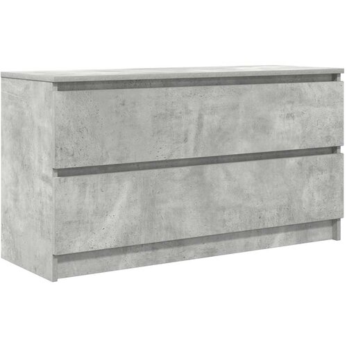 Maison Chic TV omarica - TV stojalo - Televizijska omarica betonsko siva 100x35x54 cm inženirski les, (21700867) Slike