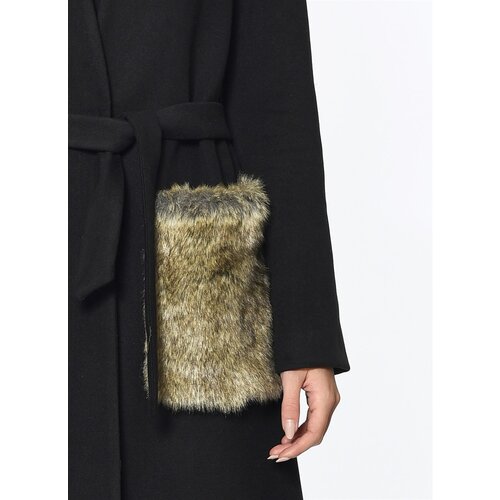 Dewberry Z6363 WOMEN'S COAT-BLACK Cene