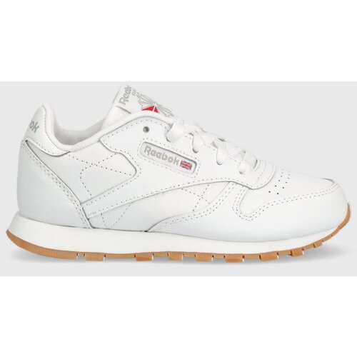 Reebok Otro&amp;scaron;ke usnjene superge CLASSIC LEATHER bela barva Slike