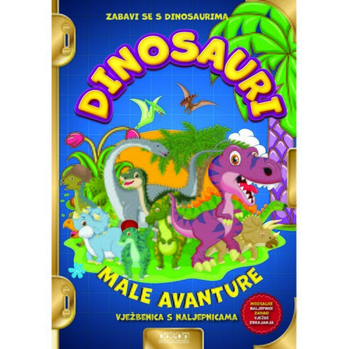 Odeon kids Vježbenica za djecu Dinosauri Cijene