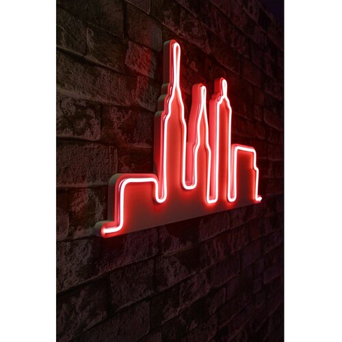 Wallity Dekorativna plastična LED rasveta City Skyline Red Cene