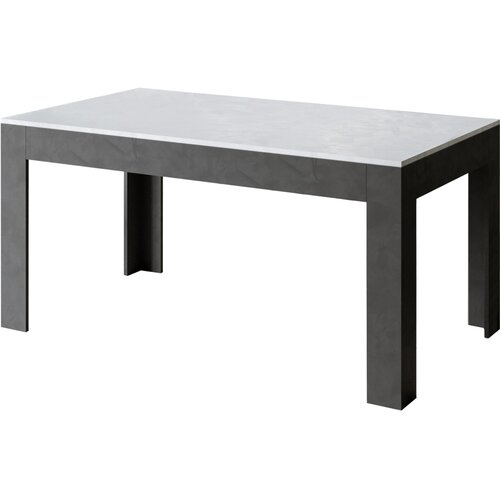 Itamoby &amp;nbsp; Bibi Mix (90x160/220 cm) - bela, barva nog: antracit - raztegljiva jedilna miza, (20842632) Slike