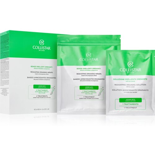 Collistar Reshaping Draining Wraps termoaktivni povoji proti celulitu 2x100 ml Cene