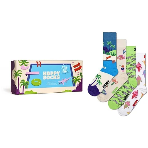 Happy Socks Čarape Gift Box Pool Party 4-pack