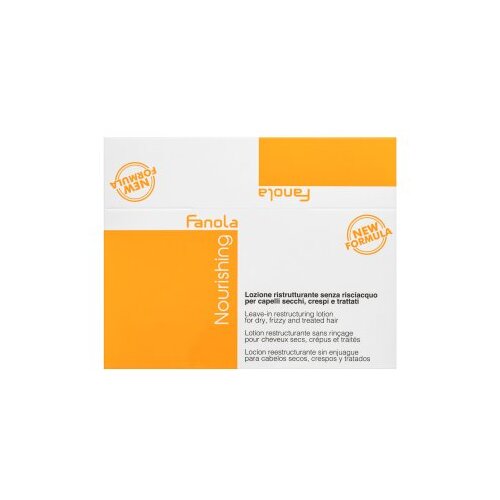 Fanola Nourishing Leave-In Lotion vlažilne in hranljive ampule za suhe in lomljive lase 12 ml za ženske Slike