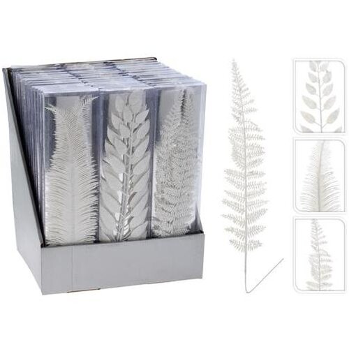  BOŽIĆNA GRANA SET 3/1 BIJELA GLITTER Cene