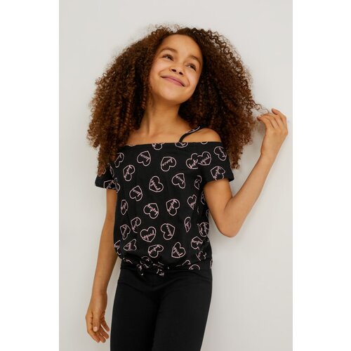 CA majica  za devojčice, crna Cene