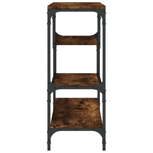 Konzolni stol boja hrasta 100x30x75 cm od konstruiranog drva Slike