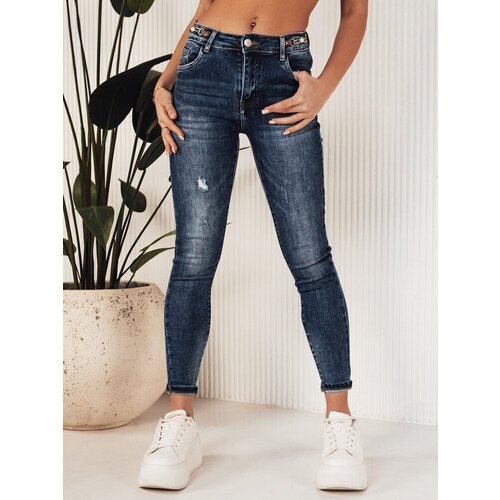 DStreet Women&amp;#039;s denim pants BUSOT blue Slike