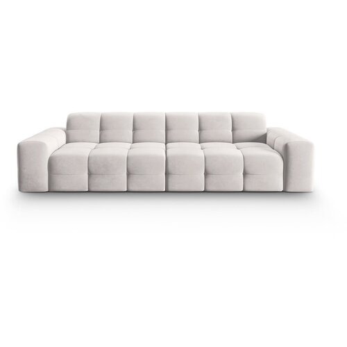 Micadoni Home Svijetlo siva baršunasta sofa 255 cm Kendal - Cijene