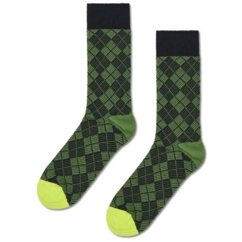 Happy Socks Dokolenke MINI ARGYLE JAQUARD Zelena Cene