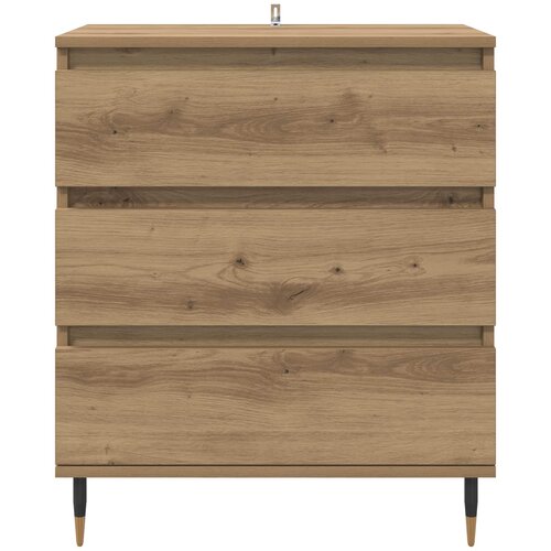  Kreveta Umjetnički hrast 60 x 35 x 70 cm Konstruirano drvo Slike
