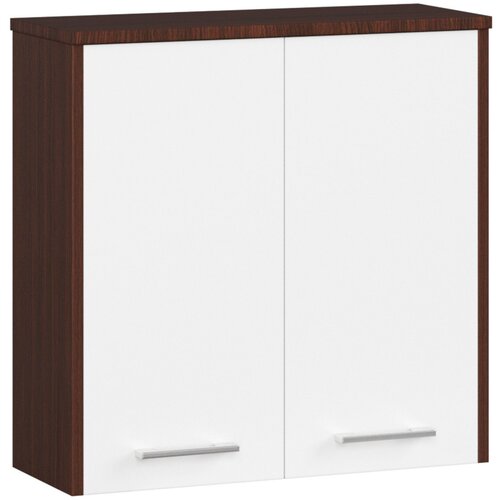 AKORD VISIČNA OMARA 60 cm FIN 2D WENGE / BELO, (21714060) Cene