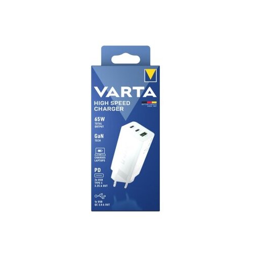 Varta High Speed Charger 65W 57956101401 USB punjač utičnica 3 x USB, USB-C® Cijene
