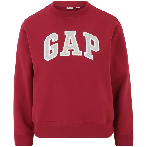 Gap Petite Sweater majica 'HERITAGE' crvena / bijela