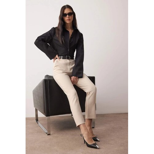 TRENDYOLMILLA Ženske pantalone TWOSS19ST0038, Bež Cene