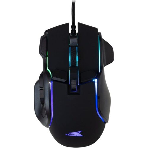 WHITESHARK Mi&amp;scaron; Baracuda Piranha Gaming / RGB / Black / Ergonomski Slike