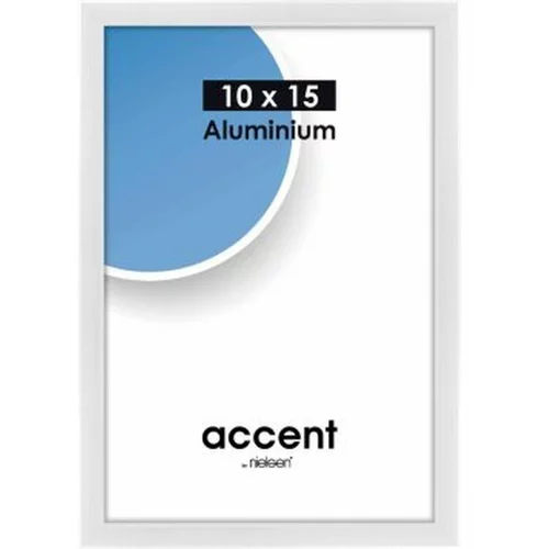  za sliko aluminij Accent (10 x 15 cm, bel)