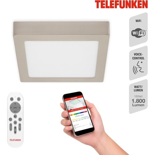 Telefunken 309602TF - LED RGBW plafonsko svetlo LED/18W/230V 2700-6500K WiFi Slike