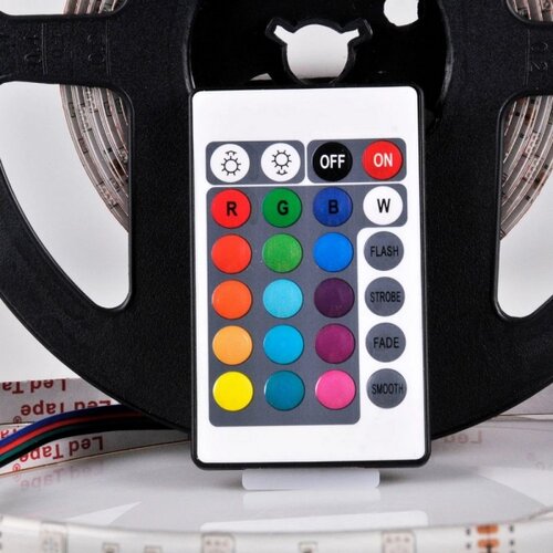  LED RGB prigu&amp;scaron;iva traka 5m LED/18W/12V IP20 + daljinski upravljač Slike