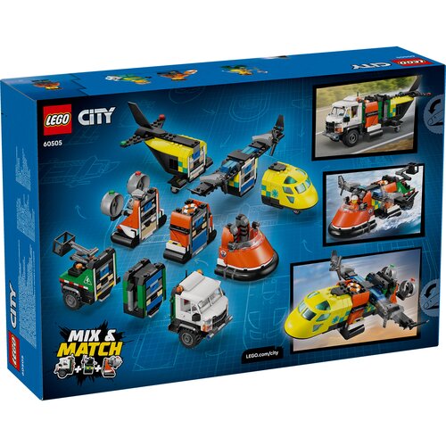 Lego City - Kombinacija: zrakoplov, kamion i letjelica (60505) Slike