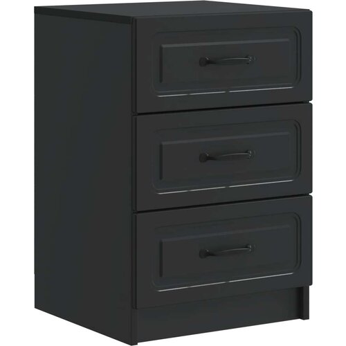  Noćni ormar s ladicama Crna 43 x 41 x 63 5 cm Konstruirano drvo Cene