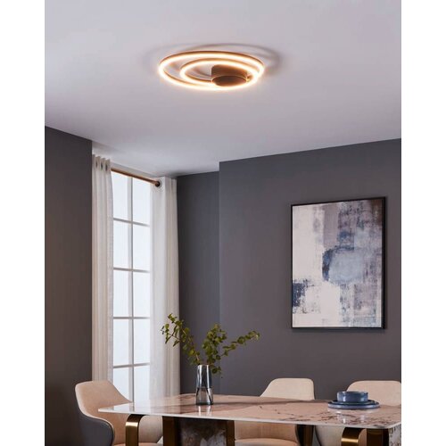 Eglo LED plafonjera Ruotale, 36 W, crna/bijela, promjer 45 cm, 900471 Cijene