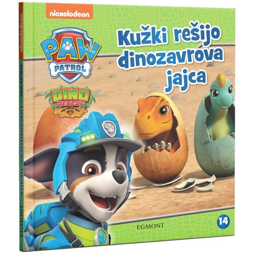 Paw Patrol knjiga Kužki rešijo dinozavrova jajca 14 Cene