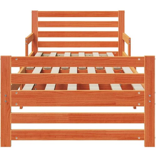  Produživi krevet za djecu Vo&amp;scaron;tano smeđa 80 x 130 / 165 / 200 cm Slike